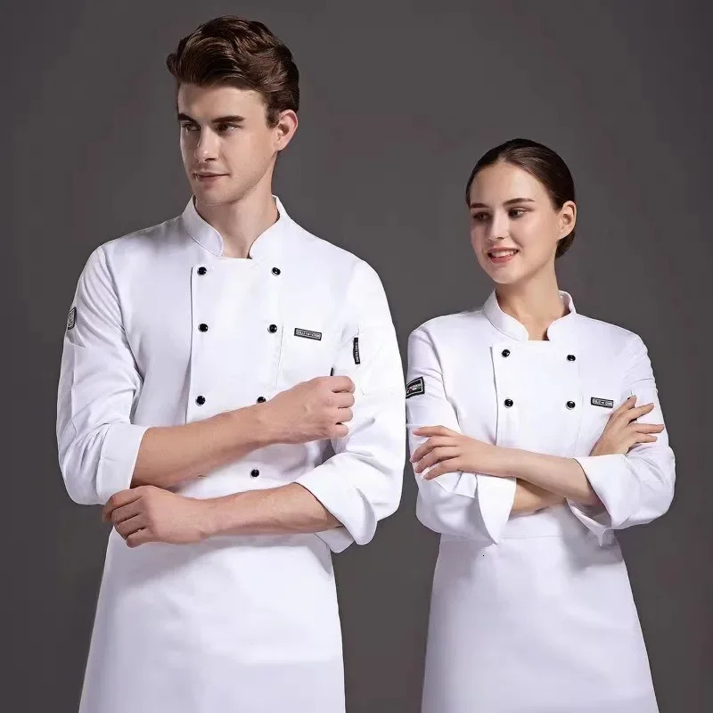 Restaurant Cafeteri Back Kitchen Breathable Mesh Chef Work Uniform for Men and Women Short Sleeved Summer el 241209