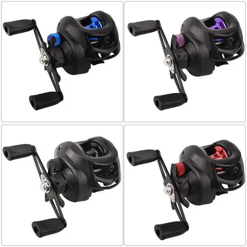Fishing Reel Max Drag 8kg Baitcasting Reel With Aluminum Spool For Lure Freshwater Pesca ft And RightXJ241209