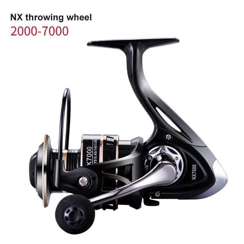 Fishing Reel NX 2000 3000 4000 5000 6000 7000 Super Strong Carp Fishing Feeder Spinning Reel Spinning Wheel Type Fishing WheelXJ241209