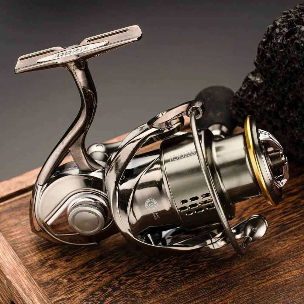 Johncoo Anti Corrosion Treatment Spinning Fishing Reel Caon Washer Drag 10Bb Saltwater Spinning Reel Metal BodyXJ241209