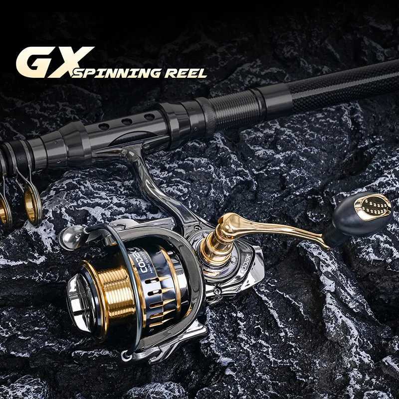 PRO BEROS Fishing Spinning Reel Metal Spool 5.5 1 13+1BB Ball Bearings Carp Fishing Reel 1000-5000 Metal Line Cup Sea TackXJ241209