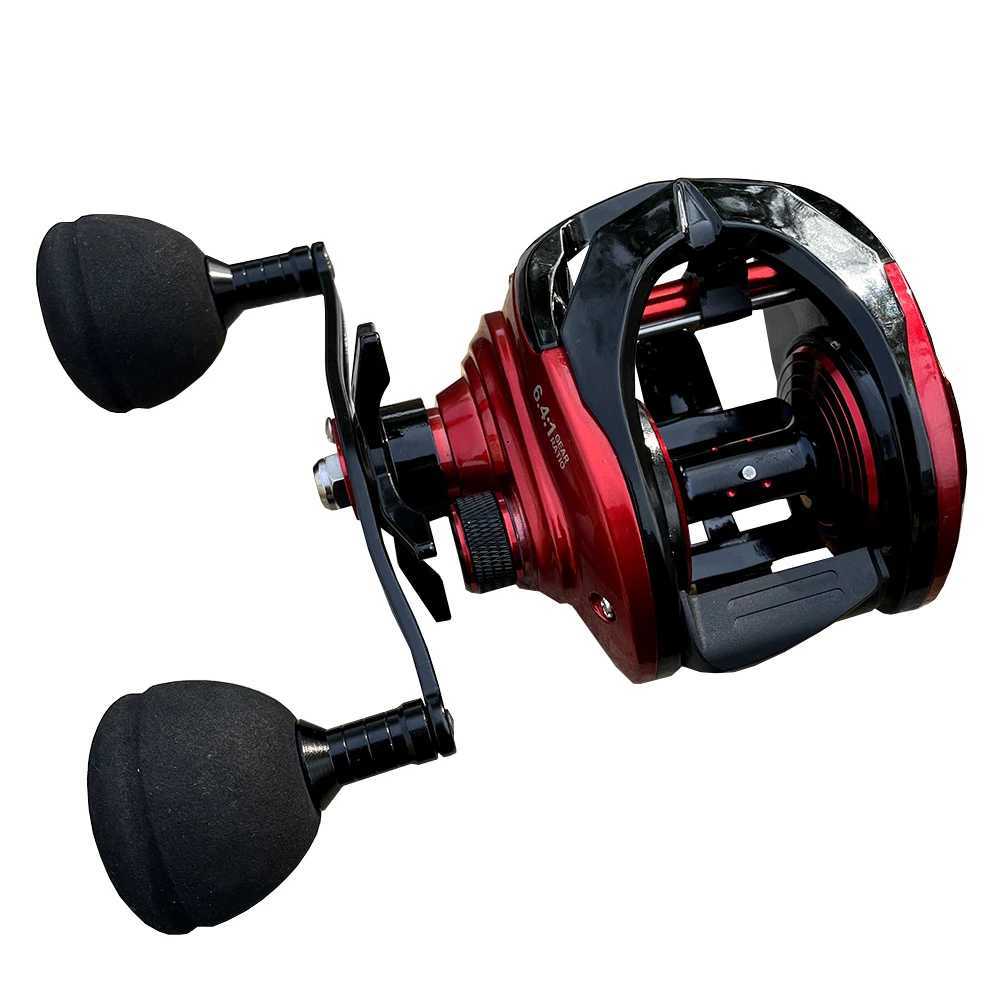 Catfish Reel 15kg Baitcasting Reels 8+1 Bearings Strong Saltwater Fishing Wheels Baitcast Reel Big Game Jig Machine Long CastingXJ241209