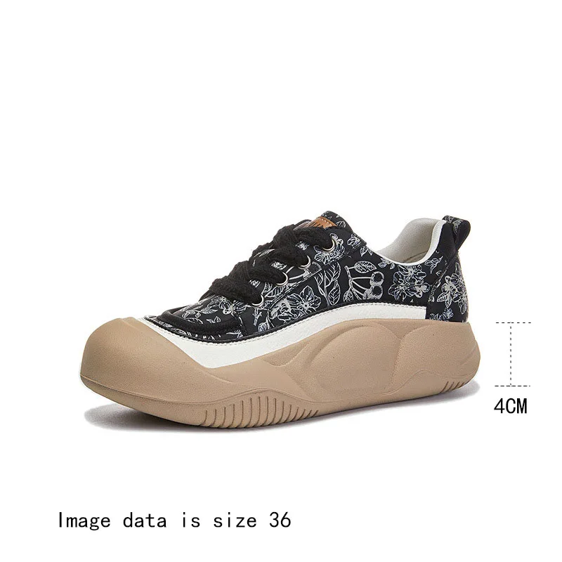 AIYUQI Women's Sneakers Autumn Retro Casual Women's Shoes Platform Comfortable Student Shoes for Women