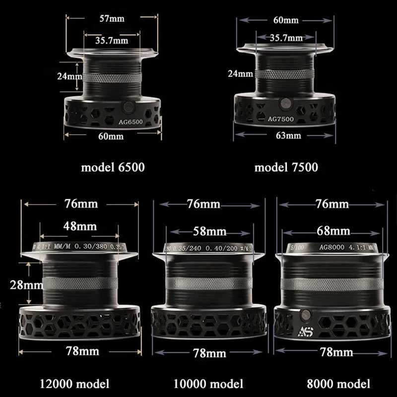 Full Metal Fishing Spinning Reel 8000 Saltwater Surfcasting Reel 12000 Sea Fishing Badge Reels Car Fishing GearXJ241209