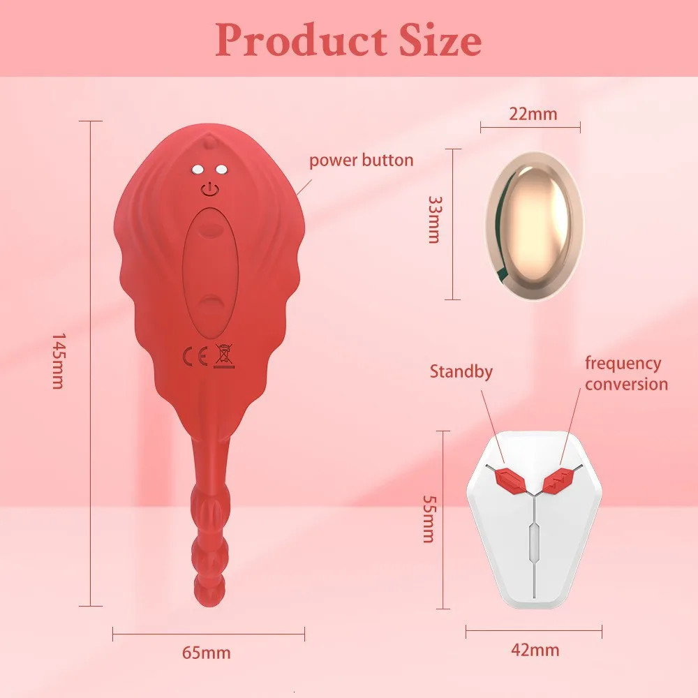 Wireless Bluetooth Anal Vibration Dildo Vibrator for Women APP Remote Control Wear Vibrating Egg Clit Female Sex Toys for Adults 241209