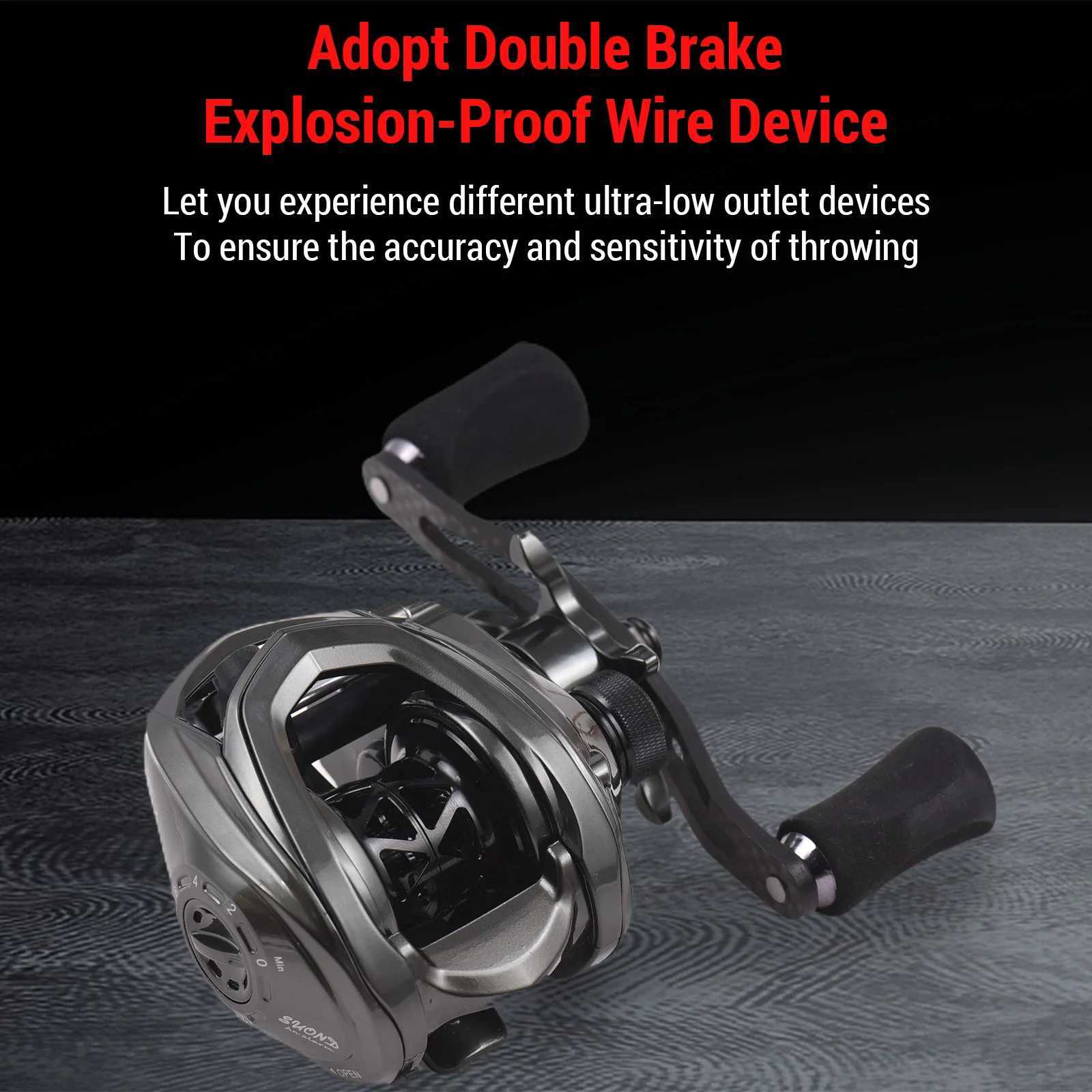 Fishing Bait Casting Reel Ultra-light Caon Drop Wheel 5+1 High-speed 8.1 1 Gear 6kg Fishing ReelXJ241209