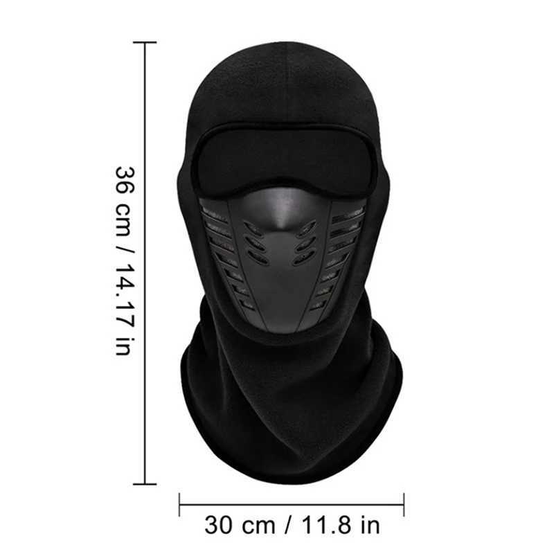 3pcsMotorcycle Mask Fleece Thermal Face Mask Keep Warm Moto Riding Balaclava Motorbike Biker Winter Windproof Ski Mask Men WomenXJ241209