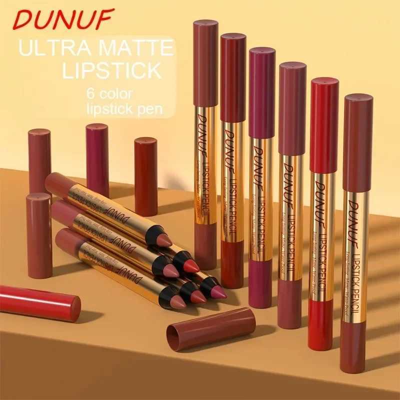 Rich Color Non-stick Lipstick Pencil Long-lasting Matte Lip Liner Crayon Red Tint Brown Lipliner Makeup Easy To Apply CosmeticsXJ241209