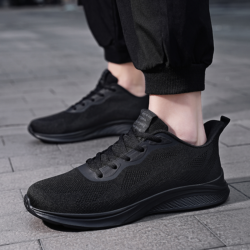 Sneakers Mesh Lightweight Casual Lac-up Men Tenis Breathable Running Shoes Mens Trainers atillas Hombre EU38-45