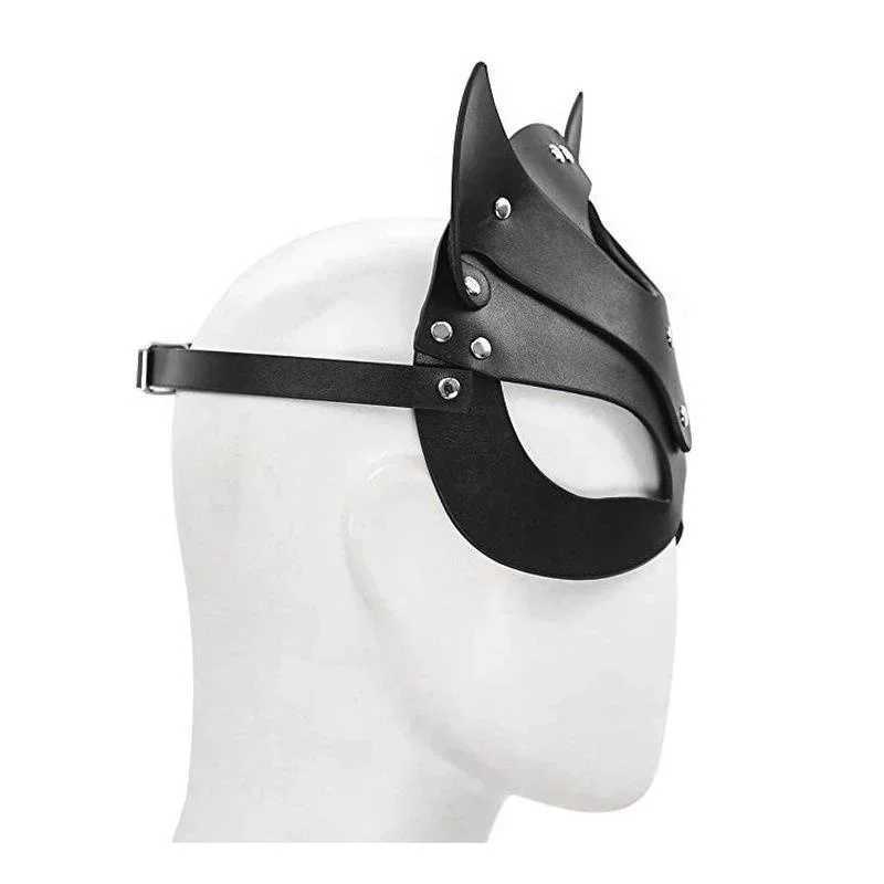 3pcsLeather Mask Cat Face Mask Party Princess Party Prom Mask Half Face Catwoman MaskXJ241209