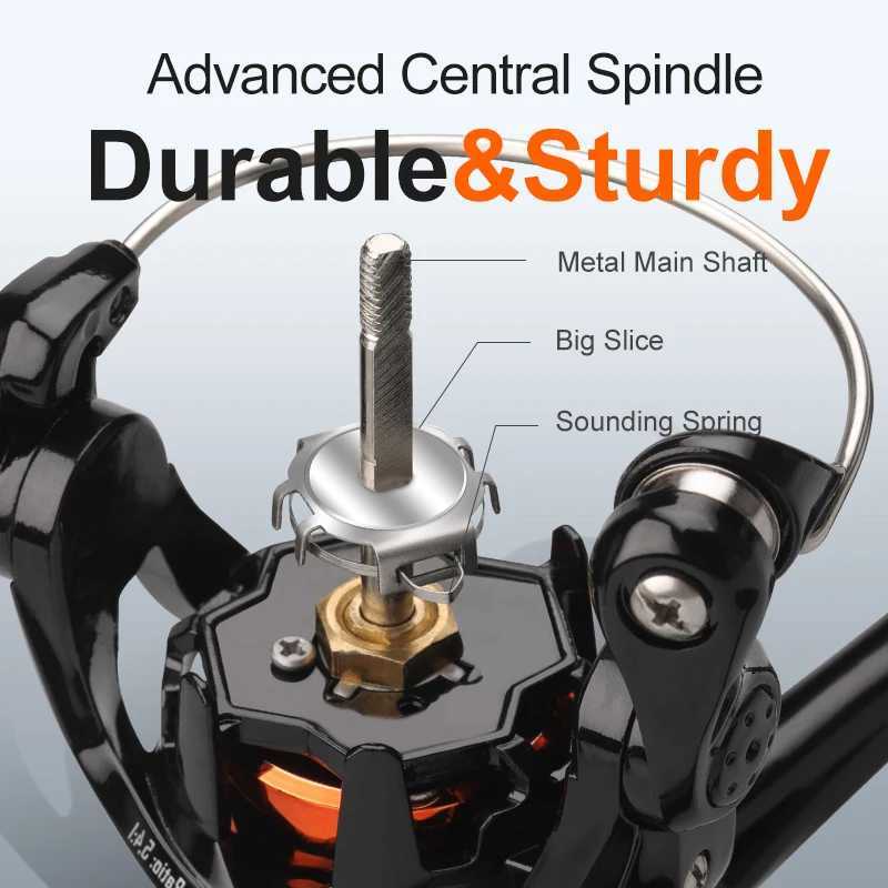 HISTAR Long Casting 5.4 1 High Ratio 5kg Drag Power 5+1 BB Metal Body Profional Micro Spinning Fishing ReelXJ241209