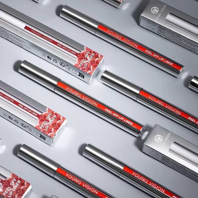 Lip Stain Tint Peel Off Long Lasting Waterproof Natural Nude Peel-Off Lip Liner Pen Mask Lip Tattoo Dye Tear-Off Lipstick MakeupXJ241209