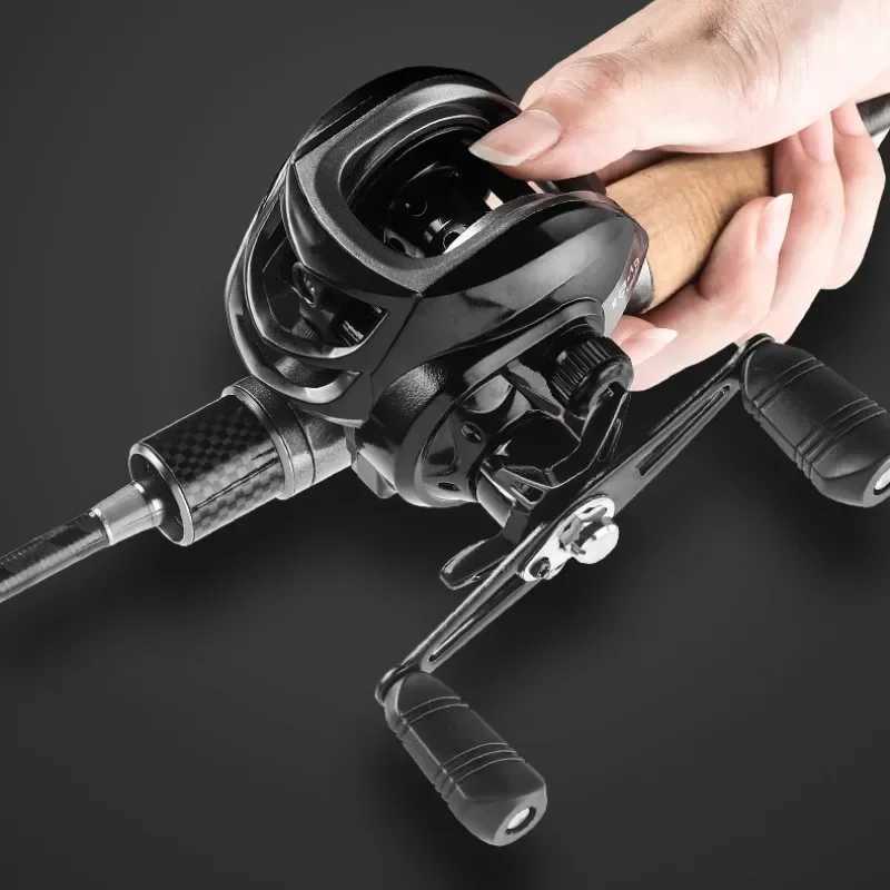 Ultra Light Baitcasting Fishing Reel with Max Drag of 8kg - Ideal for Bass and Pike Fishing TackXJ241209