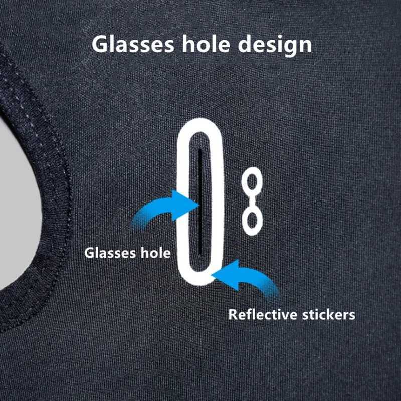 3pcsMotorcycle Winter Cycling Mask Neck Warmer Hood Fleece Thermal Keep Warm Windproof Balaclava Ski Full Face Mask Hat Headwear NEWXJ241209