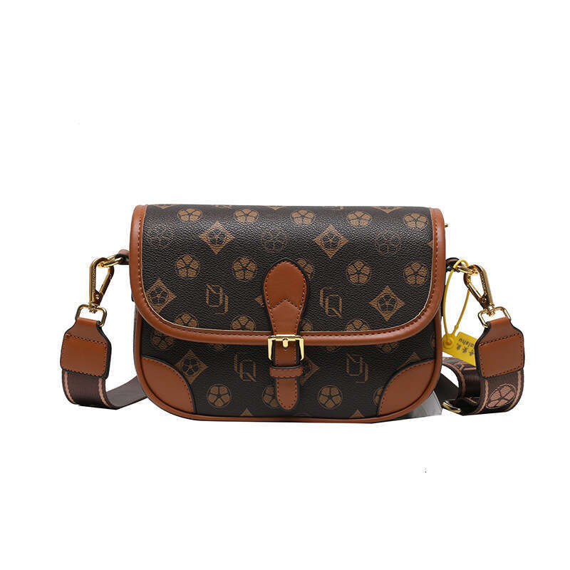 Advanced style stick printed small square 2024 new light luxury crossbody versatile women's single shoulder armpit bag