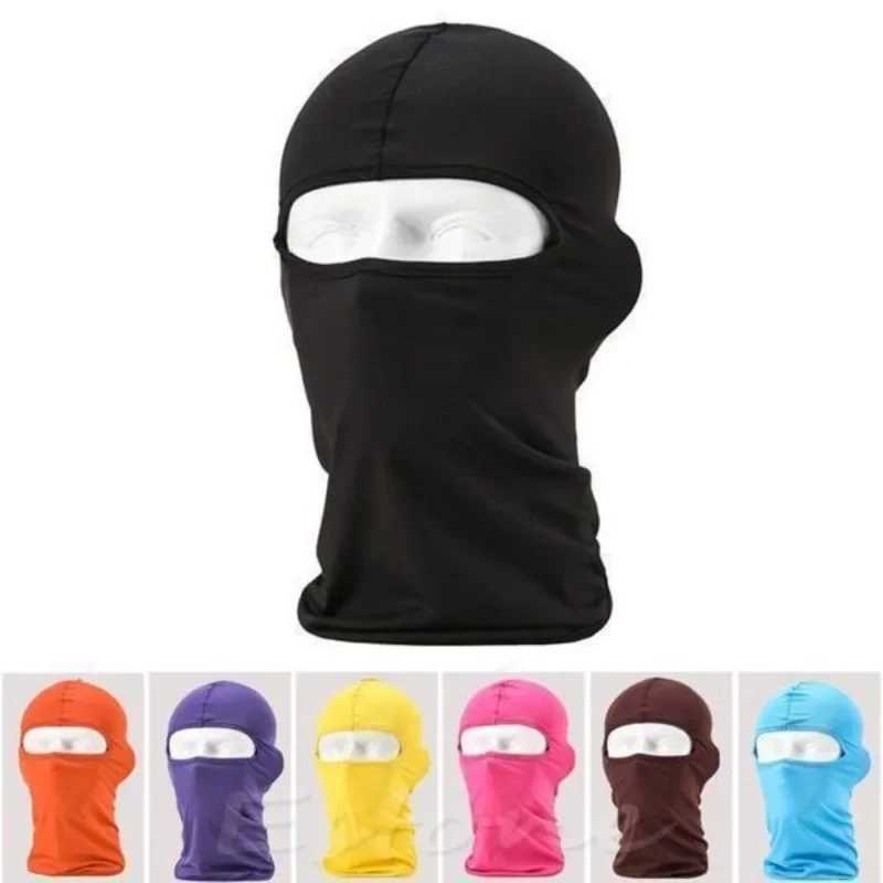 3pcsFashion Motorcycle Cycling Ski Neck Protecting Outdoor Lycra Balaclava Full Face Mask Cycling AccessoriesXJ241209