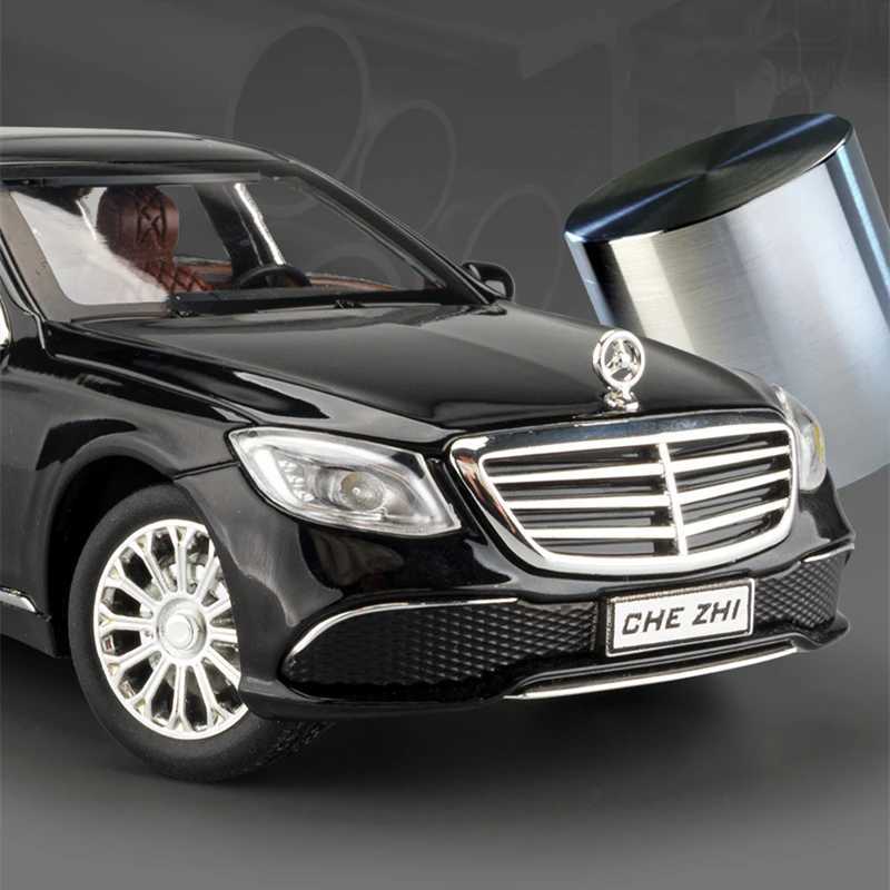 1 24 E-Class E300 L Alloy Car Model Simulation Die Casting Metal Car Model Sound and Lighting Series Childrens Toy Gifts X241209