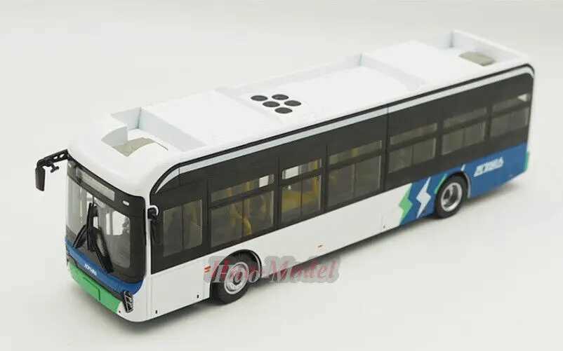 1/42 Used for HTK6111GBEV Pure Electric Bus Model Alloy Die Casting Simulation Childrens Toy Boy Birthday Gift Amateur Display Series X241209