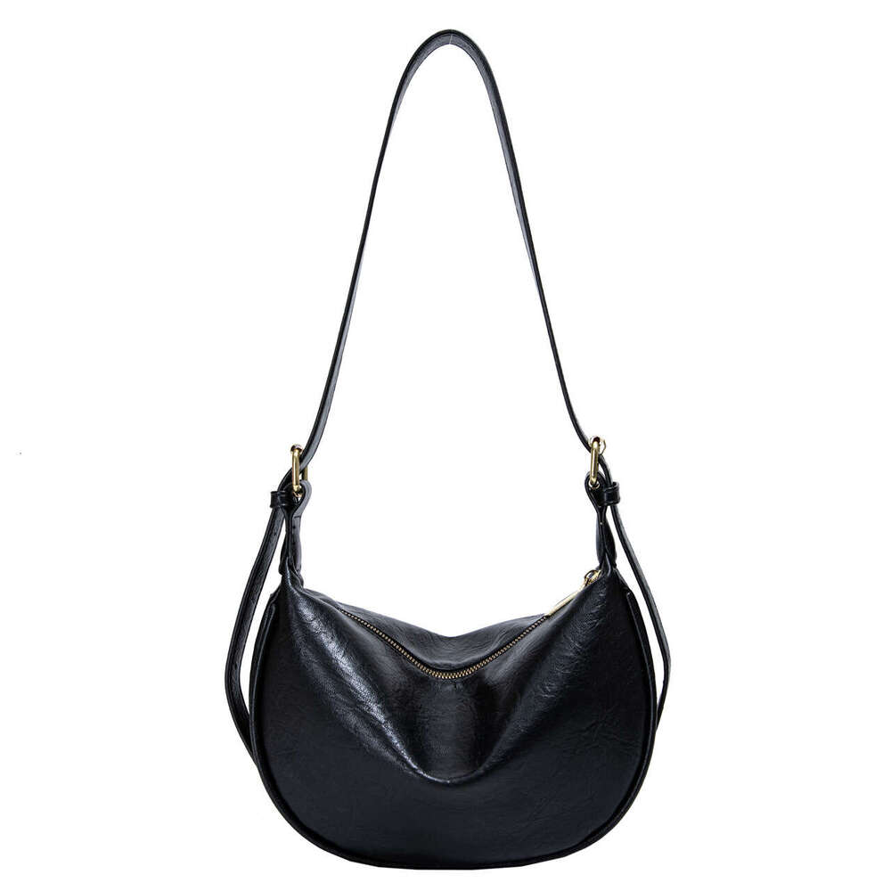 Exclusive Women's Dumpling Bun Live Streaming New Fashionable Single Shoulder Crossbody Solid Color Versatile Premium Pillow Bag