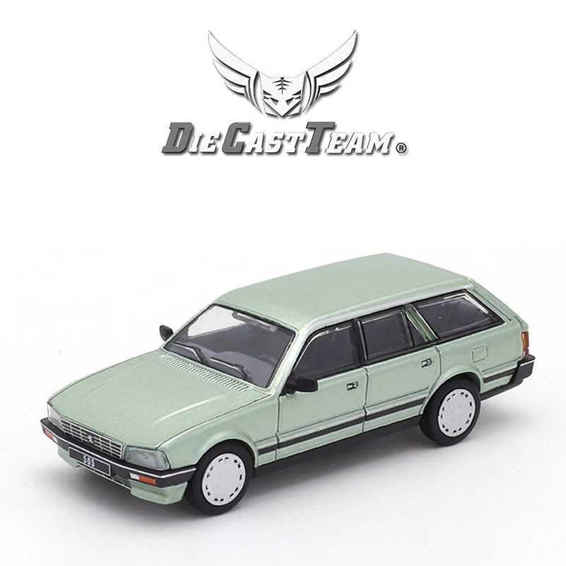 DCT 1/64 Peugeot 505 SW Colecci n Car Alloy Toy Car Die Casting Metal Model Childrens Christmas Gift Toy X241209