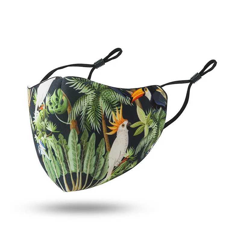 3pcs1PC Washable Cycling Face Mask Bicycle Mask Breathable Printed Space Cotton Reusable Sport Protection MaskXJ241209