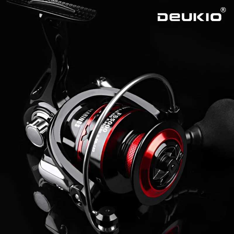 DKIO Fishing Reel 2000-7000 Max Drag 12KG Spinning Reels Metal Spool Carretilhas De Pesca Reel for Fishing Accories PecheXJ241209