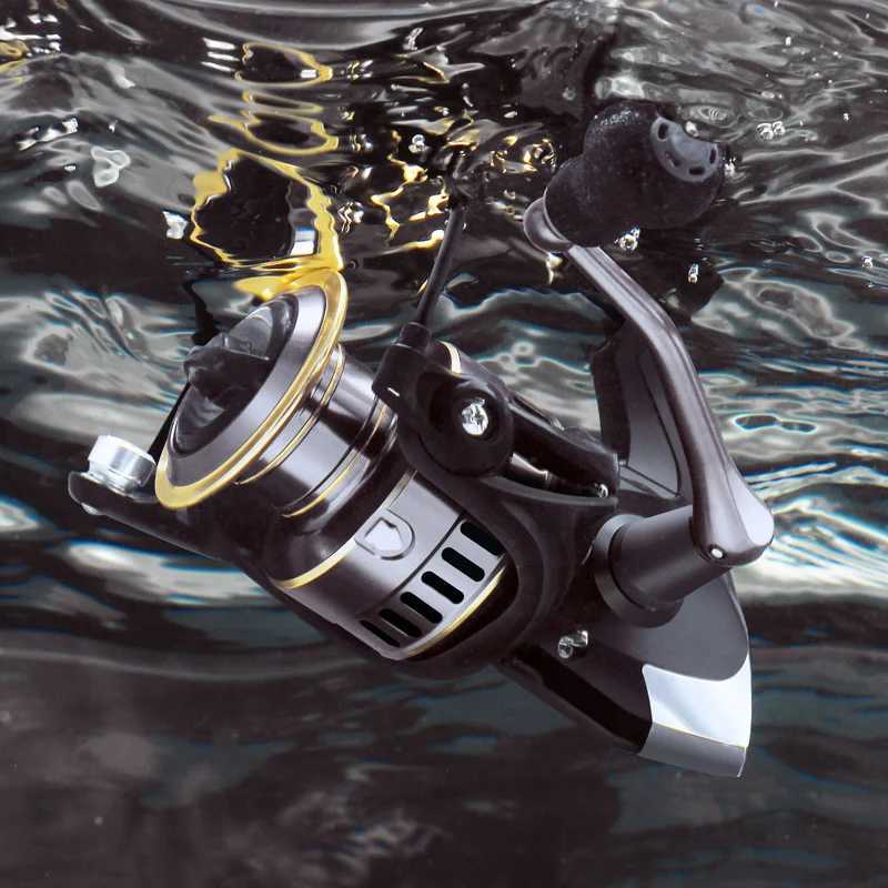 Rooblinos BK Spinning Fishing Reels For Saltwater Freshwater Metal Spool ft/Right Interchangeab Trout Carp Fishing TackXJ241209