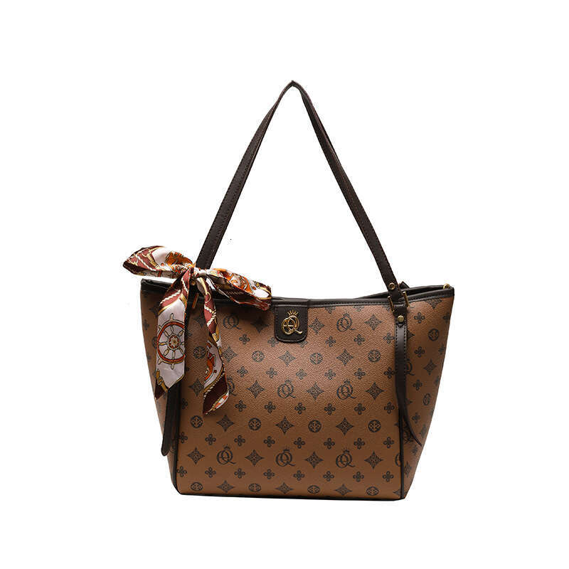 Style tote high-end sense, versatile temperament, shoulder large capacity, casual commuting bag, women's bag