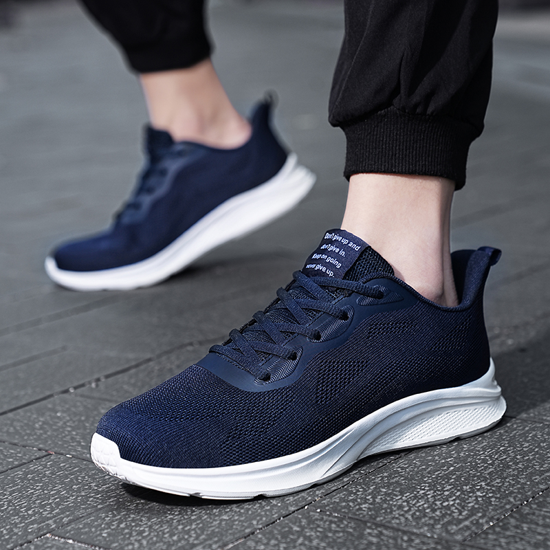 Sneakers Mesh Lightweight Casual Lac-up Men Tenis Breathable Running Shoes Mens Trainers atillas Hombre EU38-45