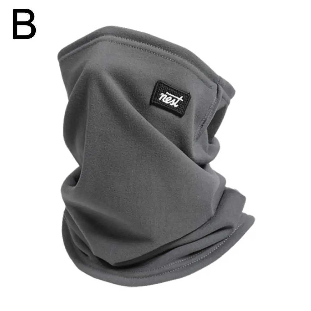 3pcsWinter Fleece Neck Warmer Half Face Mask Ski Fleece Neck Gaiter Windproof Cold Proof Neck Tube Scarf For Bike Hiking H0B2XJ241209