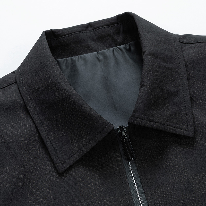 M8195 Jacket men's spring and autumn loose large size middle-aged tops sports men's wear