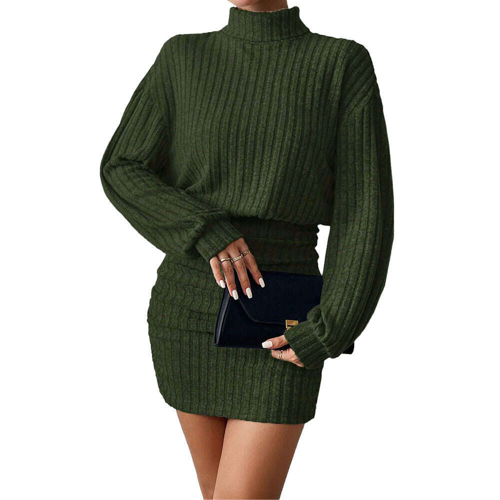 International station women's clothing queen intellectual style dress autumn and winter elegant high cold temperament slim fit design short skirt