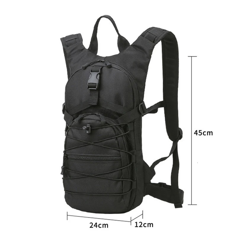15L Molle Tactical Backpack 800D Oxford Hiking Bicycle Backpack Men Outdoor Sports Cycling Climbing Camping Bag XA257D 241209