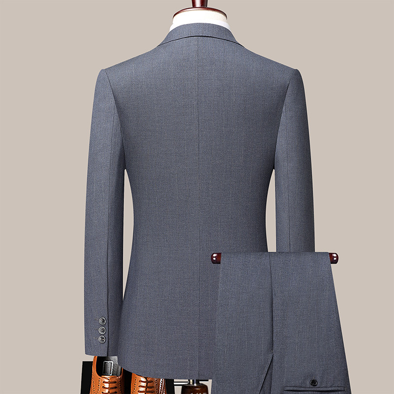 G089 Casual Slim Fit Professional Formal Wedding Groom Suit Best Man Wedding Banquet Dress