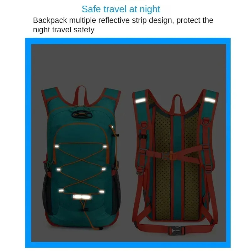 Large Capacity Hiking Camping Mountaineering Bag Outdoor Travel Backpack High Density Waterproof Nylon Sports Shoulder Bag 241209