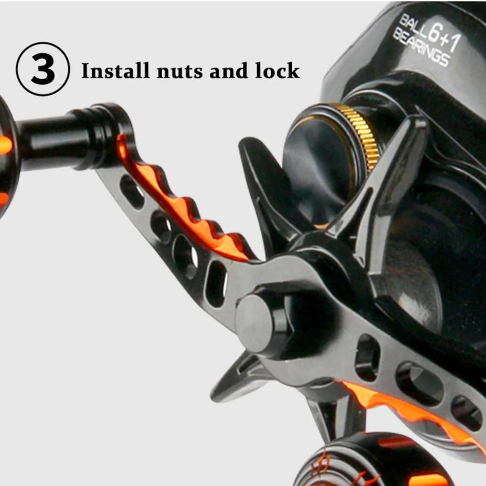 Fishing Reel Doub Rocker Arm Hand Grip Replacent Metal Rocker Arm Reel Replacent Accory 32g / 22gXJ241209