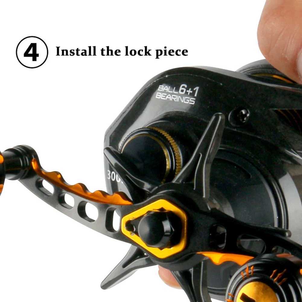 Fishing Reel Doub Rocker Arm Hand Grip Replacent Metal Rocker Arm Reel Replacent Accory 32g / 22gXJ241209