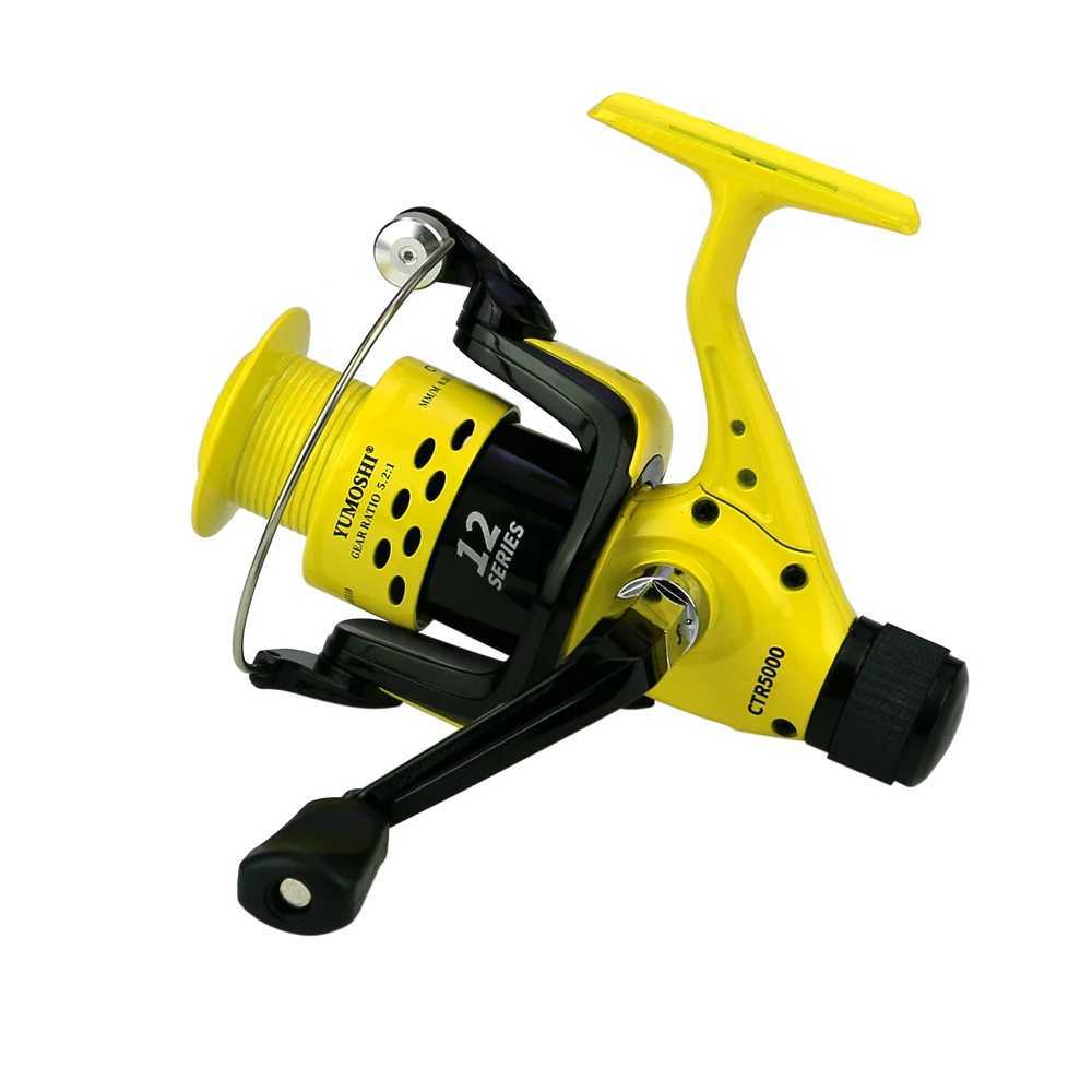 12BB Fishing Reel CTR2000-7000 5.5 1 Foldab Arm Rocker Fish wheel with rear dragXJ241209