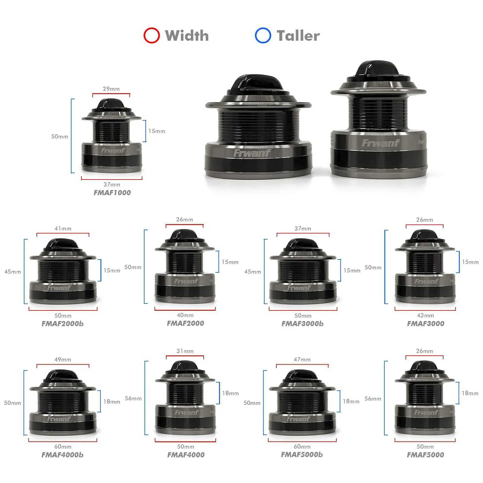Saltwater-proof Spinning Fishing Reel Shallow Spool 5.0 1 Max Drag 10kg max drag 8BB Bass Pike Fishing For Carp fishing WheelXJ241209