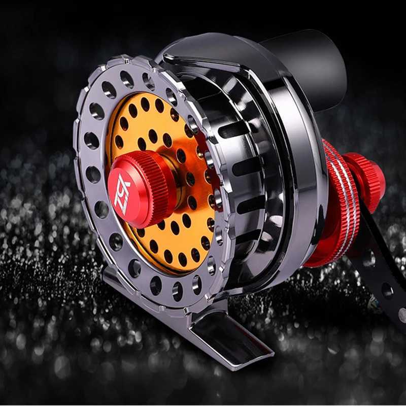 Full metal Fly Fishing Reel Ice fishing reel Micro ad brake 6+1BB fish line wheel 6+1BB Baitcasting reel YUYUXJ241209