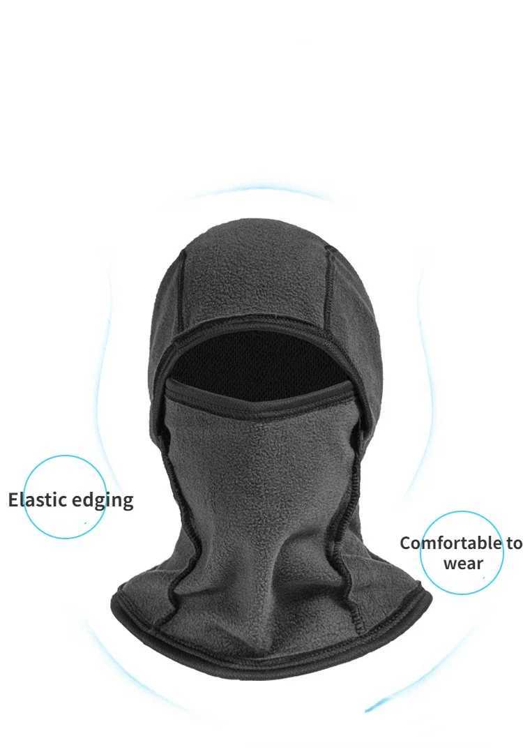 3pcsAutumn and Winter Fleece Warm Windproof Face Mask Cold and Frost Resistant Riding Headgear Face Protection Ski MaskXJ241209