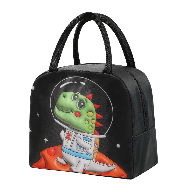 2025 new 3D cartoon cute box Oxford cloth insulation office worker lunch student carry meal bento bag zhanyishengli