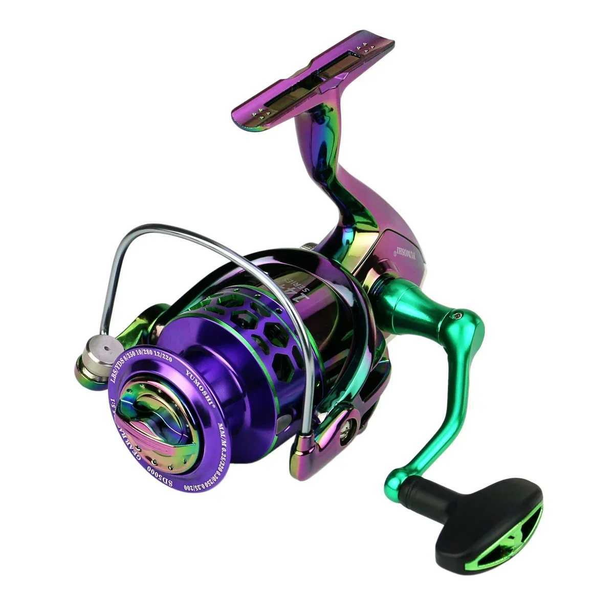 Profional Ultra Light 2000~7000 5.5 1 Gear Ratio 22LB Max Drag All-Metal Rocker Spinning Fishing Reel For Freshwater SaltwXJ241209
