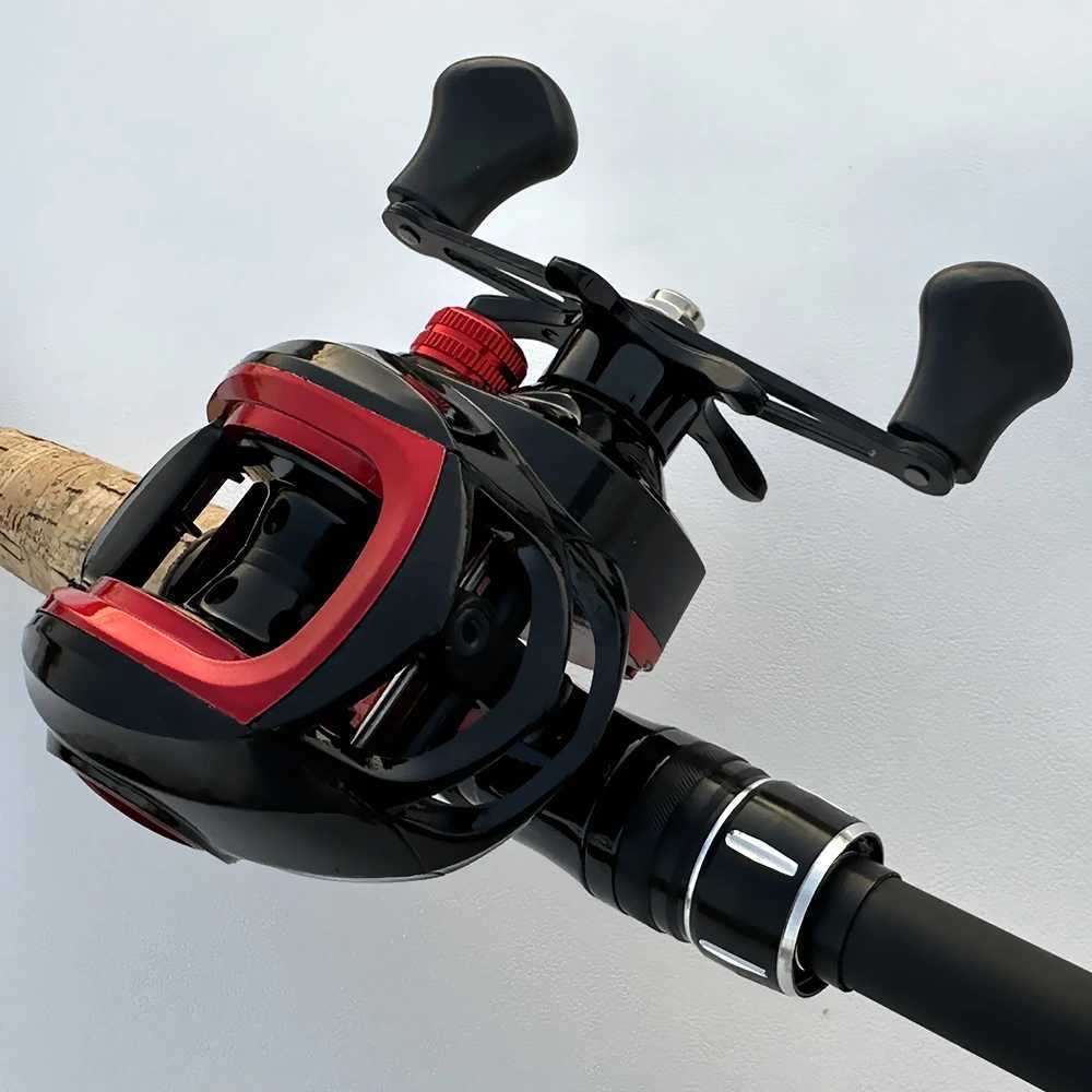 Bait Casting Fishing Reel Ultra Light 7.2.1 Gear Ratio Brake Carp Fishing Baitcasting WheelXJ241209