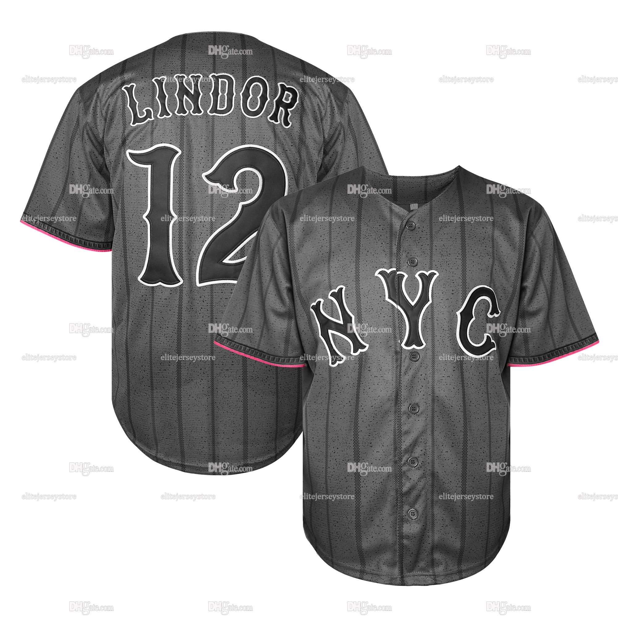 In Stock 22 Soto 12 LINDOR Baseball Jersey Fast Shipping Classic 100% Stitched Letter Number Design Polyester Retro Classic Sportswear Jerseys