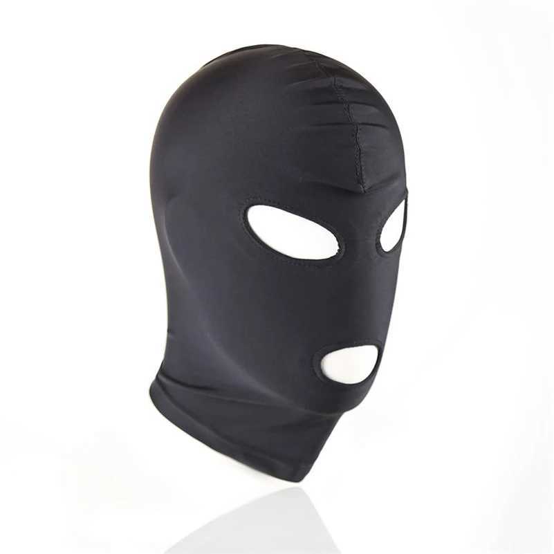 3pcsSexy high Elastic Latex Hood Fancy ball Mask 4Styles Breathable sun-proof Fetish masquerade SM Cosplay for HallowsDay partyXJ241209