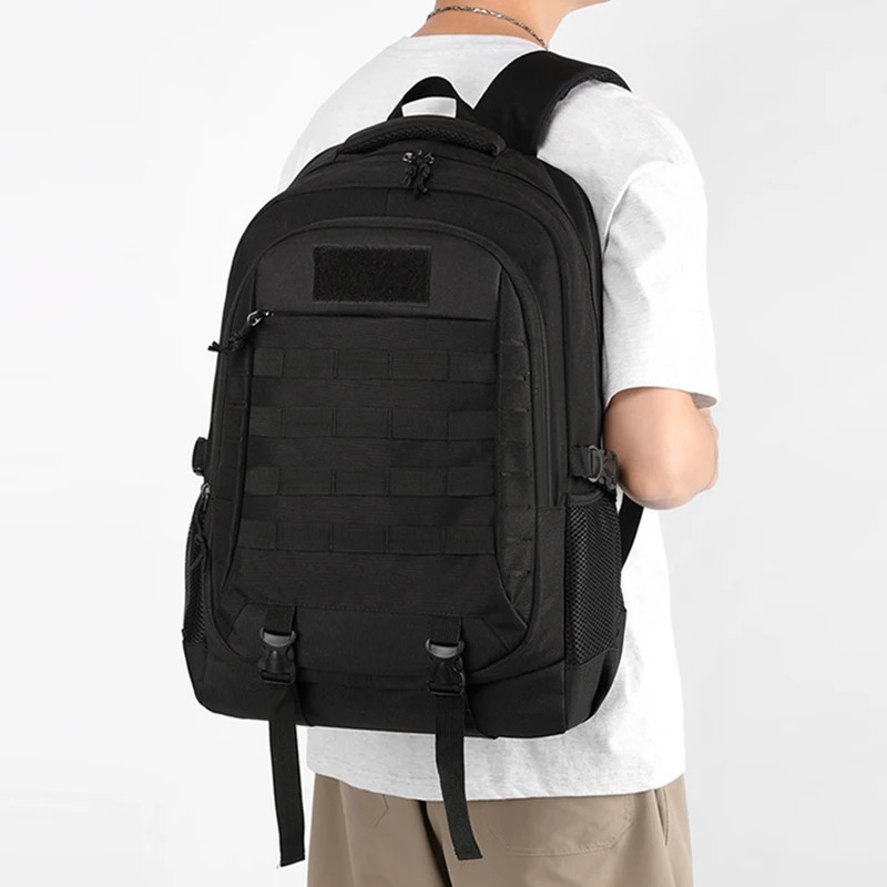 Travel Camping Backpack for Men Large Capacity Outdoor Hiking Bag Casual Nylon Trekking Mountaineering Shoulder School Rucksack 241209