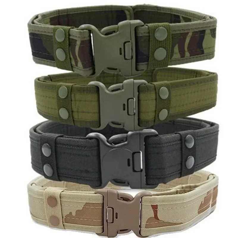 1 piece of camouflage mens adjustable outdoor heavy-duty Cbat nylon webbing very suitable for mountain climbing and fishing X241209