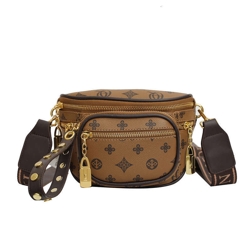 Chest women's fashionable casual letter waist bag, temperament style, single shoulder crossbody bag