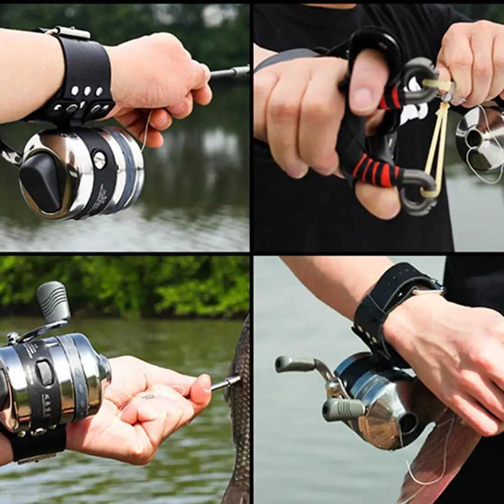Fishing Reel Stainss steel Closed Wheel BL25 Outdoor Slingshot Shooting Stainss steel Line Cup Spinning Fishing ReelXJ241209